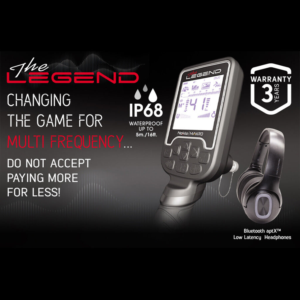 Nokta The Legend with LG30 - FREE ACCUPOINT PINPOINTER