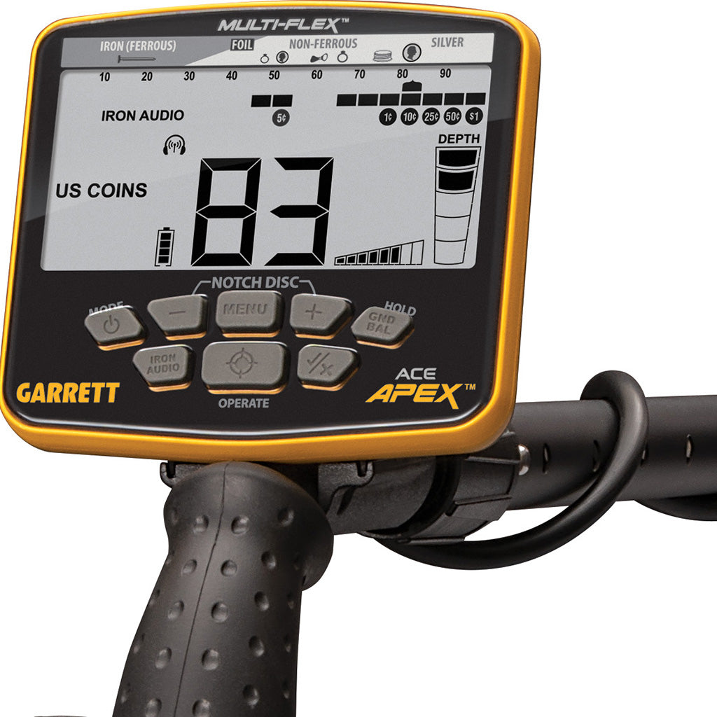 Garrett Ace Apex With Viper Coil And Propointer AT With Z-Lynk Bundle