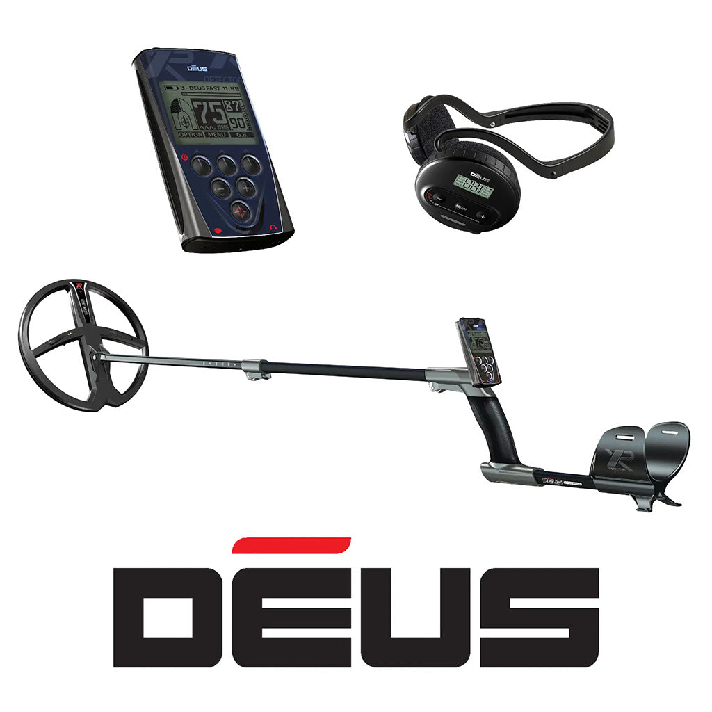 XP Deus with 11″ Coil, WS4 Wireless Headphones and Remote