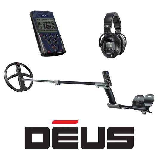 XP Deus with 9″ Coil, WS5 Wireless Headphones and Remote