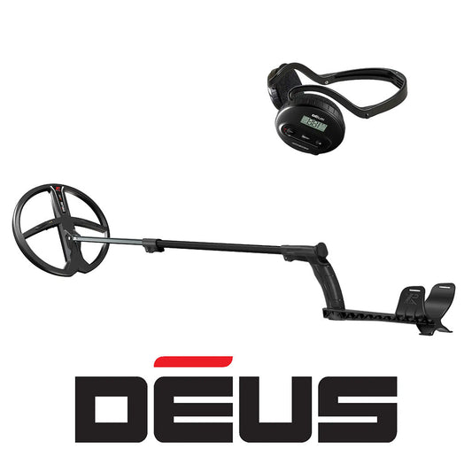 XP Deus LITE with 9″ Coil and Wireless Backphones