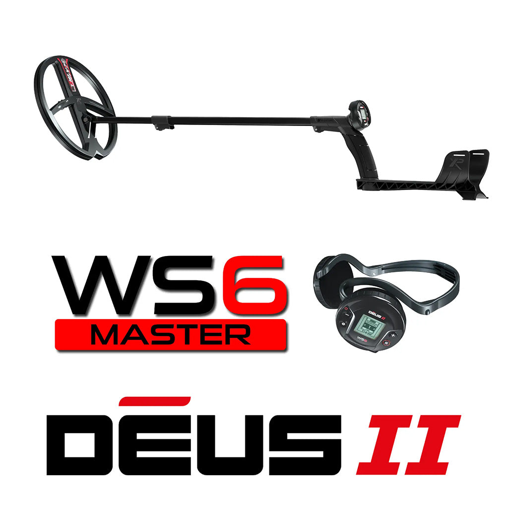 XP Deus II with 13×11″ Multi-Frequency Coil and WS6 Wireless Headphones