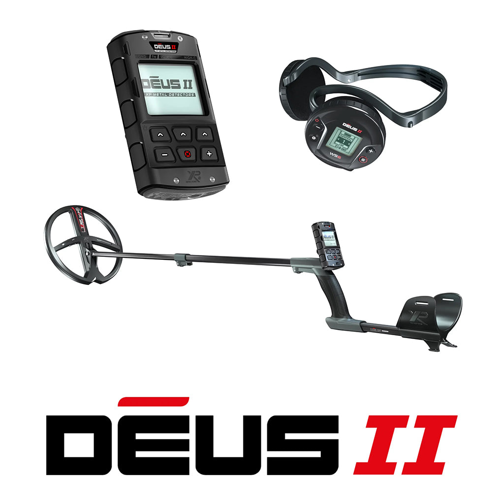 XP Deus II with 11″ Multi-Frequency Coil, Remote and WS6 Wireless Headphones