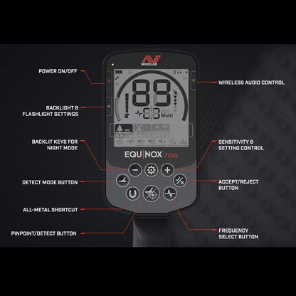 Minelab EQUINOX 700 All Terrain Treasure Detector