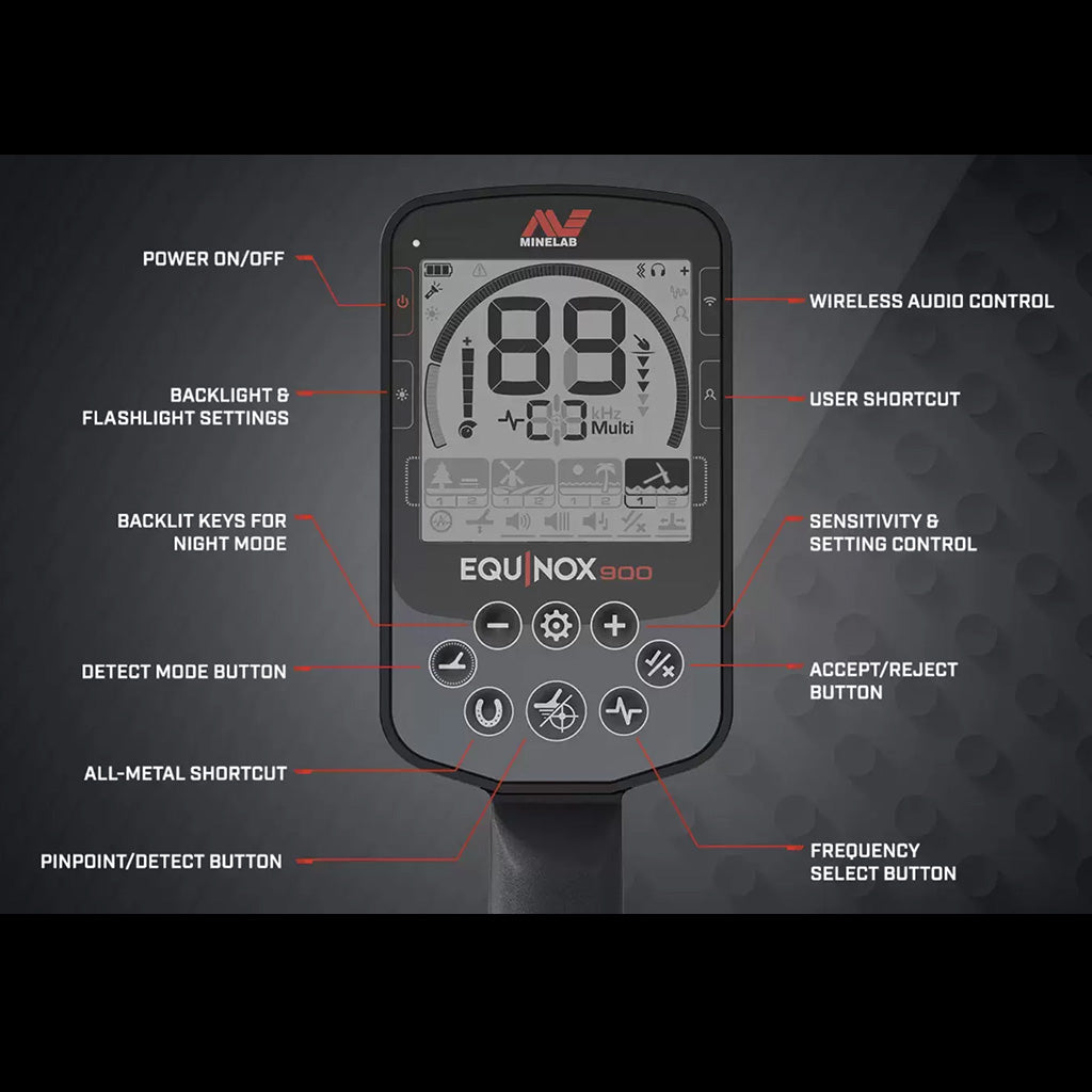 Minelab EQUINOX 900 All Terrain All Target Detector