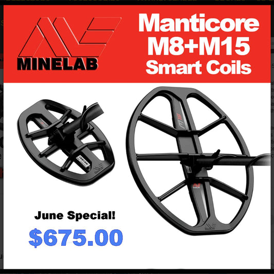 Minelab M15 & M8 Coils for Manticore - June Special!