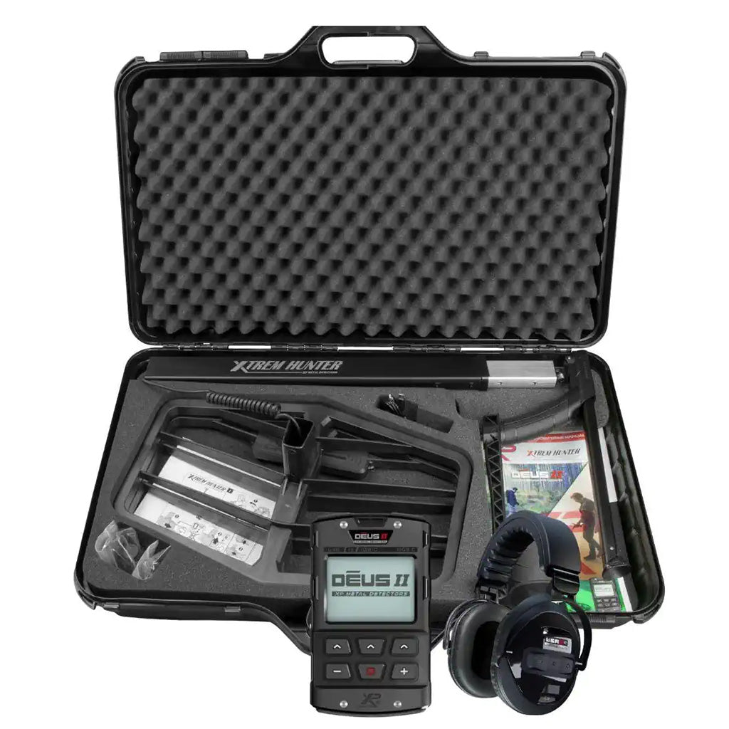 XP XTREM Hunter 2-Box Detector (WSA II XL Headphone and Deus II Remote Bundle)